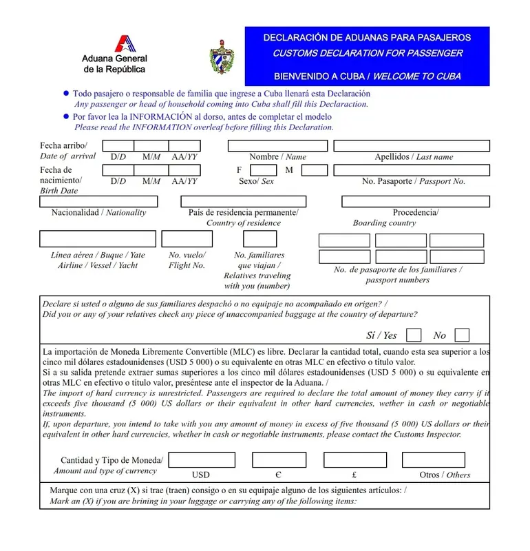 modelo declaracion aduanas mudanza - Cómo completar el formulario de declaración de aduanas en EE. UU.
