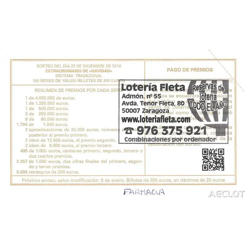loteria fleta zaragoza - Cómo escanear los números de la lotería