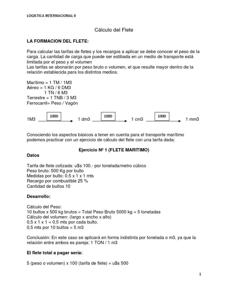 calcular peso volumen flete aereo - Cómo se calcula el peso volumen en el transporte aéreo