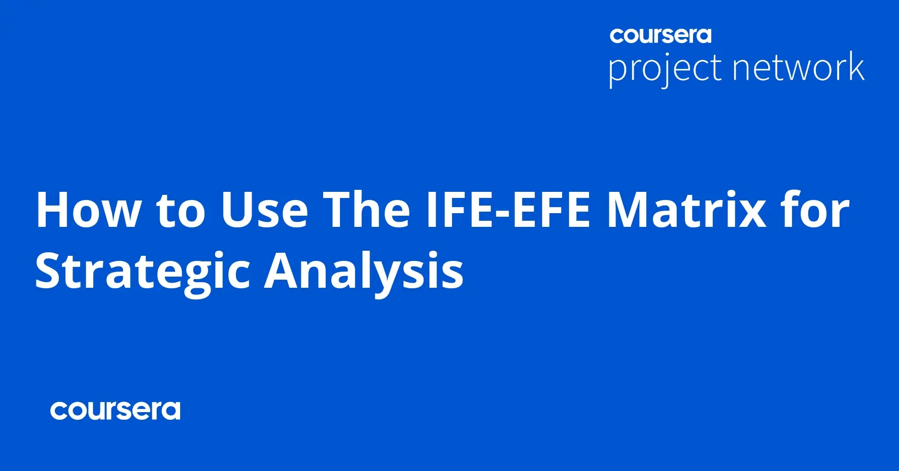 matriz efe de una empresa de fletes - Cómo se calcula la EFE