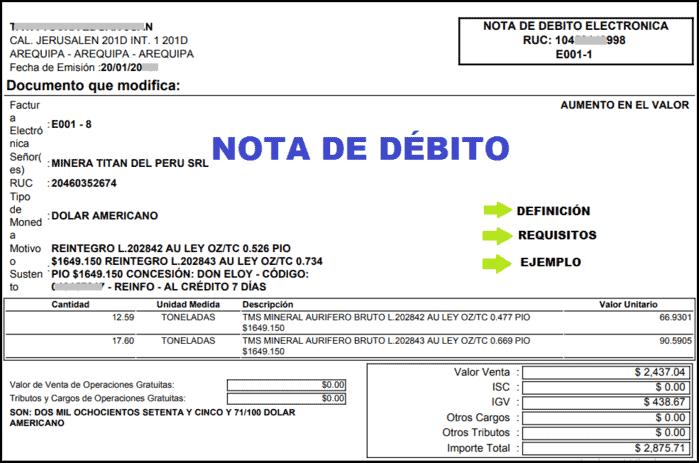 asiento nota de debito por fletes - Cómo se registra una nota de débito en el registro de ventas