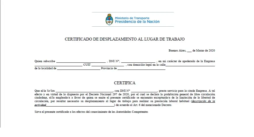 certificado de mudanza argentina laboral - Cómo solicitar permiso de trabajo en Argentina