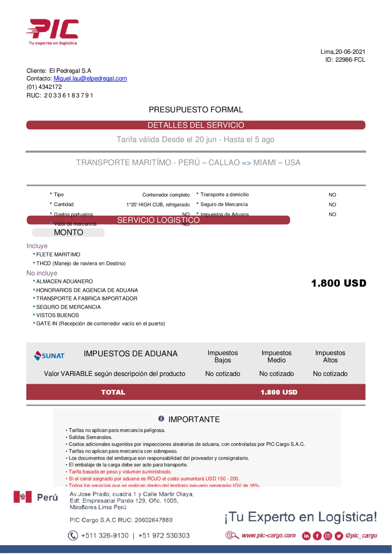 Cómo Facturar Fletes En Perú Pasos Básicos Y Requisitos Fletes Y Mudanzas 5734