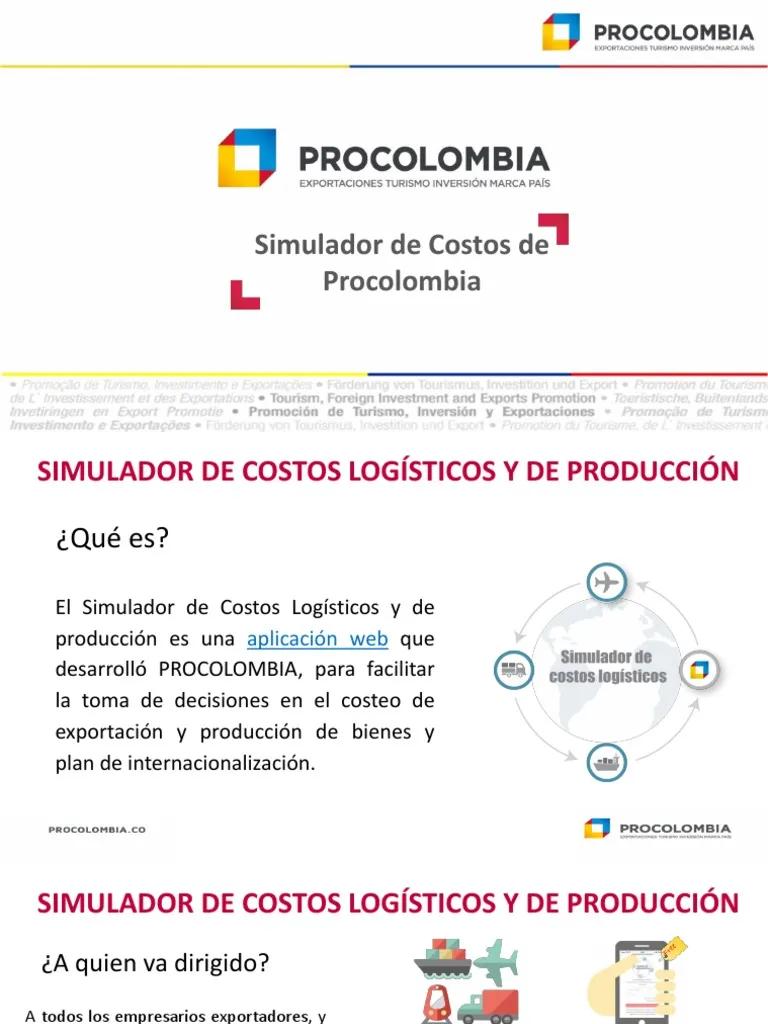 cosoto flete colombia chile procolombia - Cuáles son los requisitos para exportar en Colombia