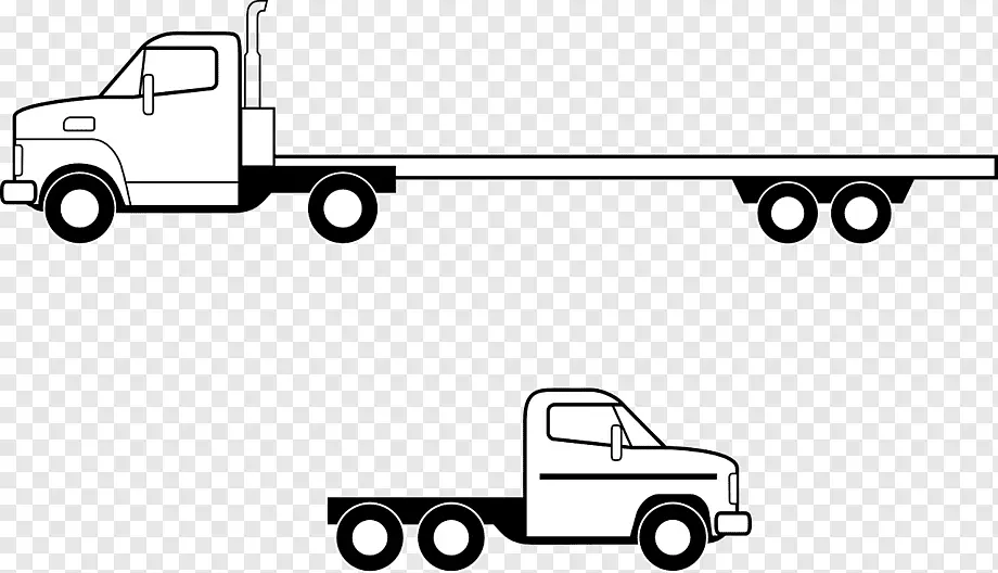 dibujo de fletes en tractocamion comn plataforma - Cuánto mide la plataforma de un camión