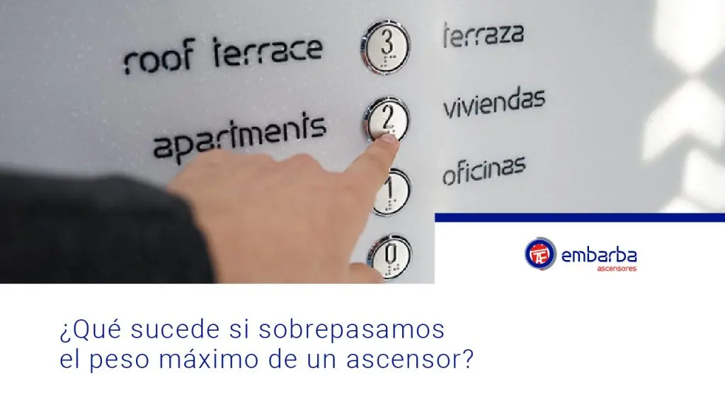 uso de ascensores para mudanzas - Cuánto peso puede llevar un ascensor