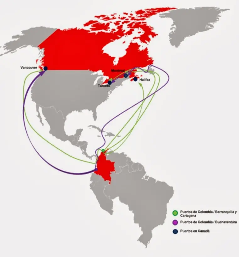 valor flete aereo de barranquilla a vancouver - Cuánto vale el transporte de Colombia a Canadá