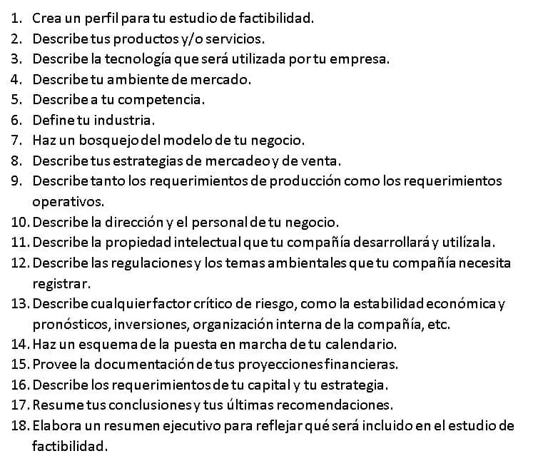 estudio de factibilidad de una empresa de fletes - Qué mide la factibilidad