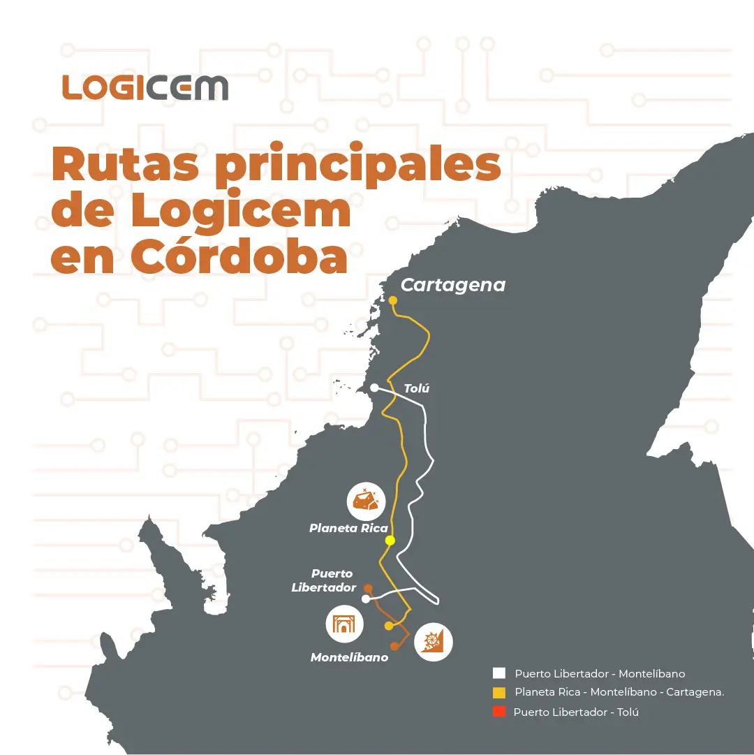 control de fletes en colombia cordoba - Quién controla el sector logístico en Colombia